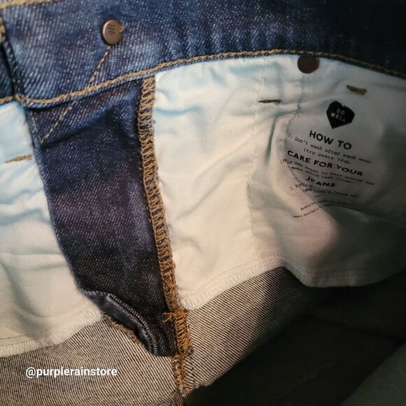 Madewell Jeans 28 Skinny 9" Mid Rise Woodland Wash MA938 Tummy Control Stretch - Picture 4 of 13